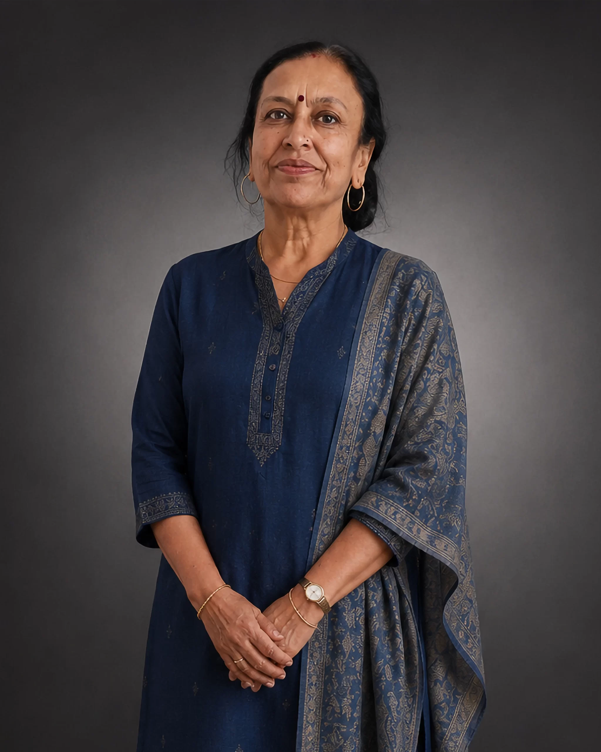 Ilaben R. Adhvaryu - Founder of Shiv Fashion Corner
